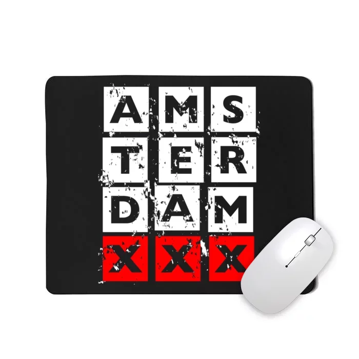 Amsterdam Red Light District Mousepad