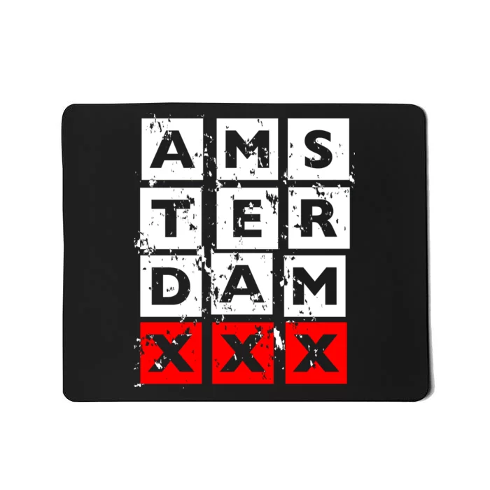 Amsterdam Red Light District Mousepad