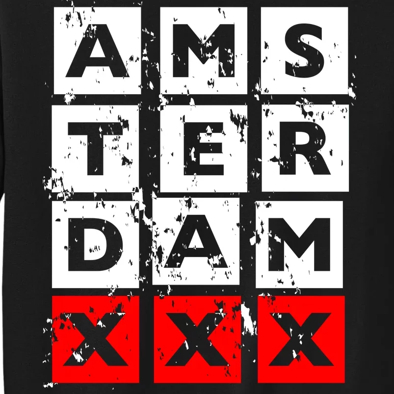 Amsterdam Red Light District Tall Sweatshirt