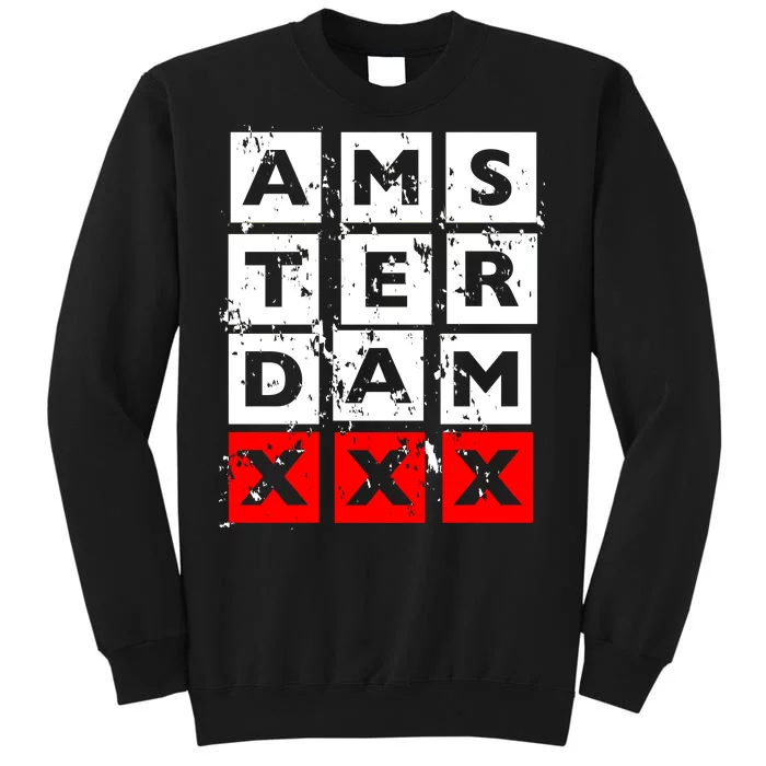 Amsterdam Red Light District Tall Sweatshirt