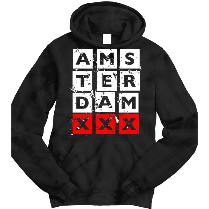 Amsterdam Red Light District Tie Dye Hoodie