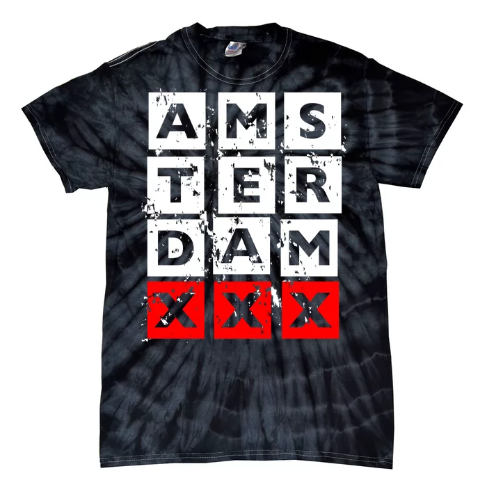 Amsterdam Red Light District Tie-Dye T-Shirt