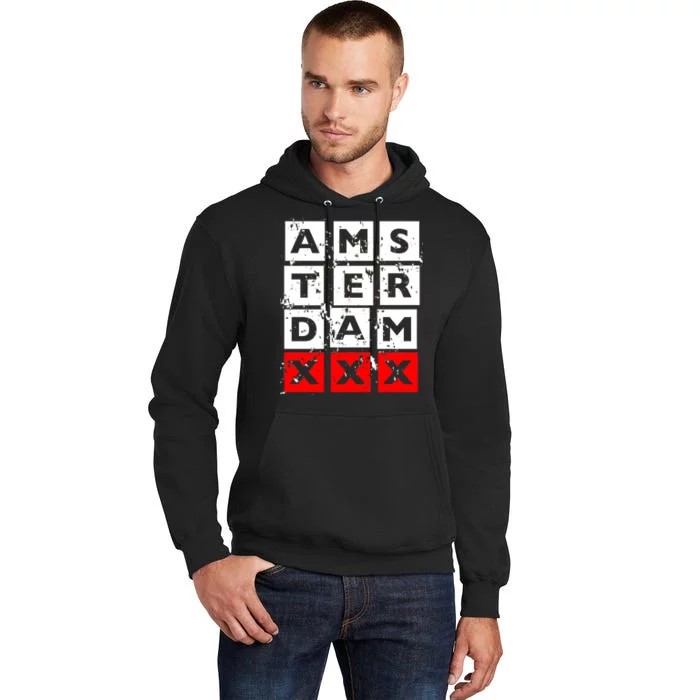 Amsterdam Red Light District Tall Hoodie