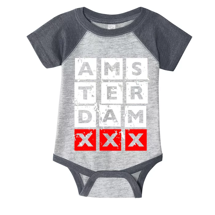 Amsterdam Red Light District Infant Baby Jersey Bodysuit