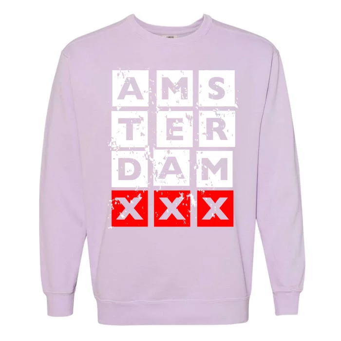 Amsterdam Red Light District Garment-Dyed Sweatshirt