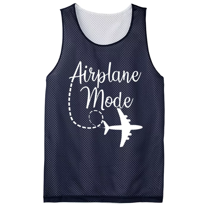 Airplane Mode Traveling Vacation Traveler Adventure Mesh Reversible Basketball Jersey Tank