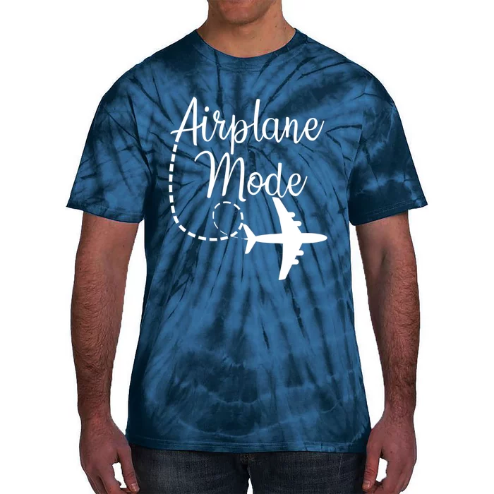 Airplane Mode Traveling Vacation Traveler Adventure Tie-Dye T-Shirt