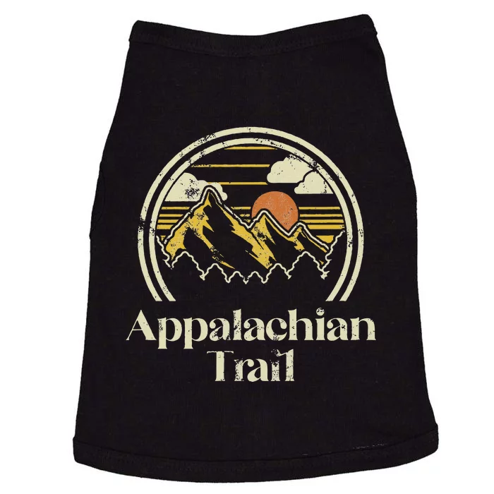 Appalachian Mountains Trail Vintage Hiking Camp Retro Doggie Tank