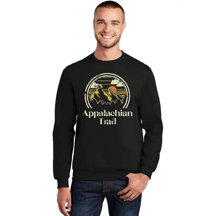 Appalachian Mountains Trail Vintage Hiking Camp Retro Tall Sweatshirt