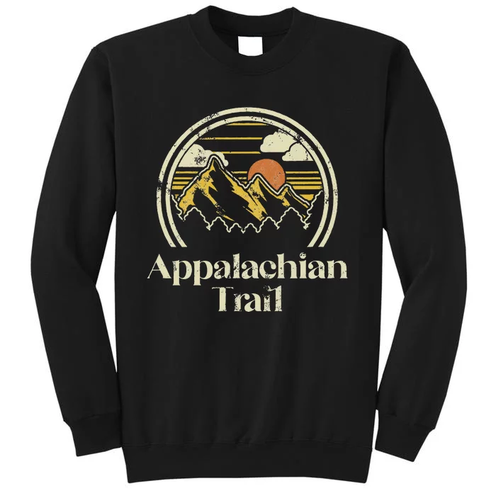 Appalachian Mountains Trail Vintage Hiking Camp Retro Tall Sweatshirt