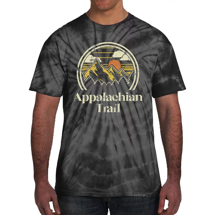 Appalachian Mountains Trail Vintage Hiking Camp Retro Tie-Dye T-Shirt