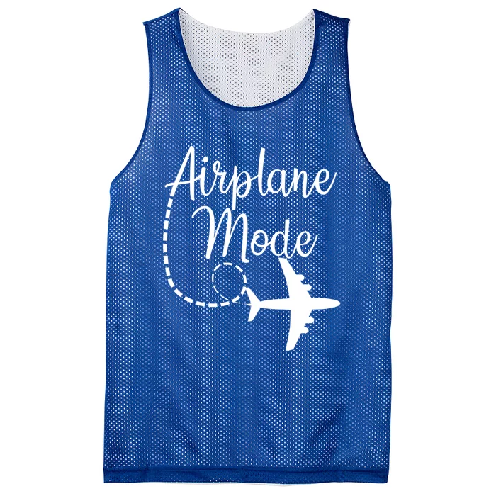 Airplane Mode Traveling Vacation Traveler Adventure Gift Mesh Reversible Basketball Jersey Tank