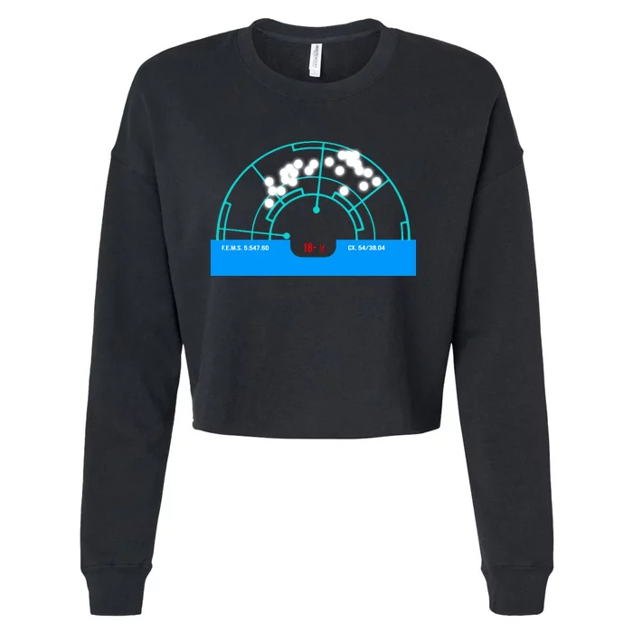 Alien Motion Tracker Cropped Pullover Crew