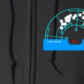 Alien Motion Tracker Full Zip Hoodie