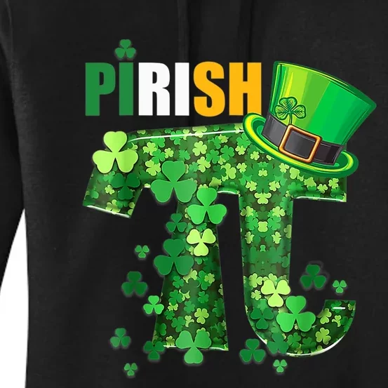 Awesome Math Teacher Shamrock St Patrick's Day Women's Pullover Hoodie