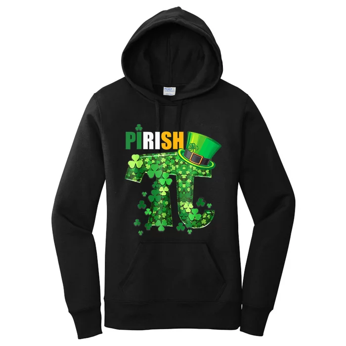 Awesome Math Teacher Shamrock St Patrick's Day Women's Pullover Hoodie