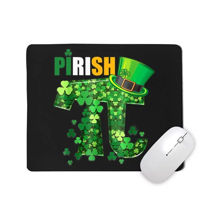 Awesome Math Teacher Shamrock St Patrick's Day Mousepad