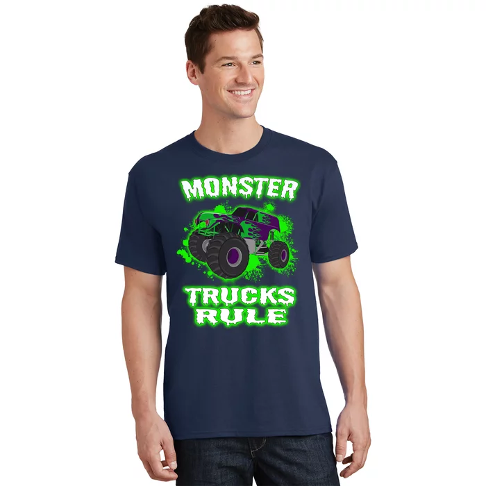 Awesome Monster Trucks Rule T-Shirt