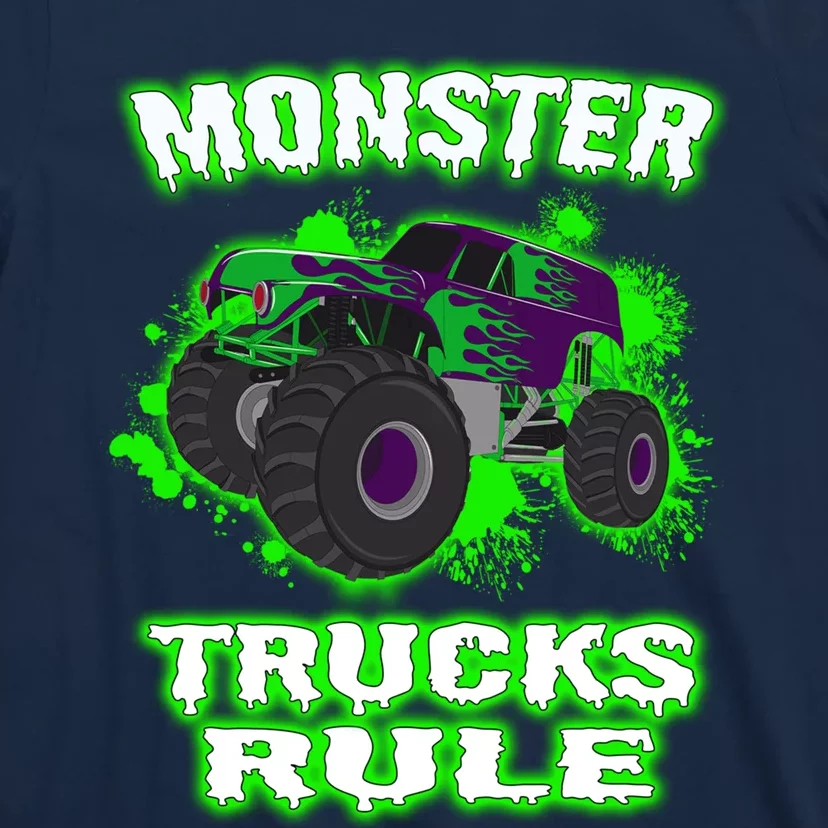 Awesome Monster Trucks Rule T-Shirt