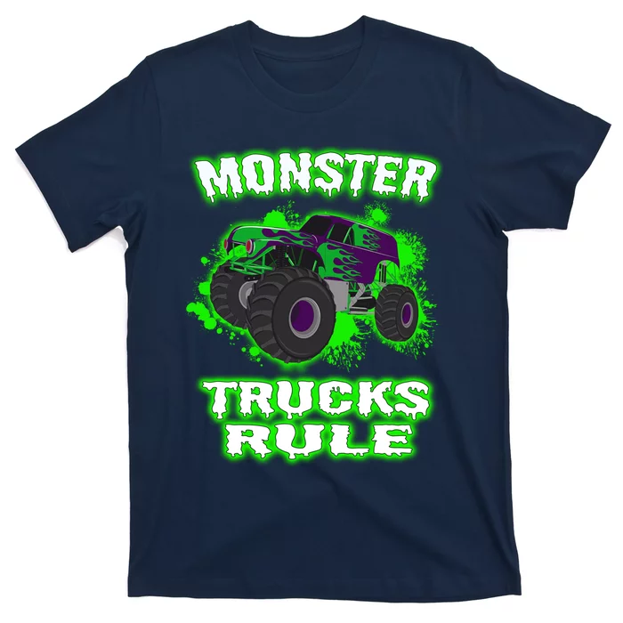 Awesome Monster Trucks Rule T-Shirt