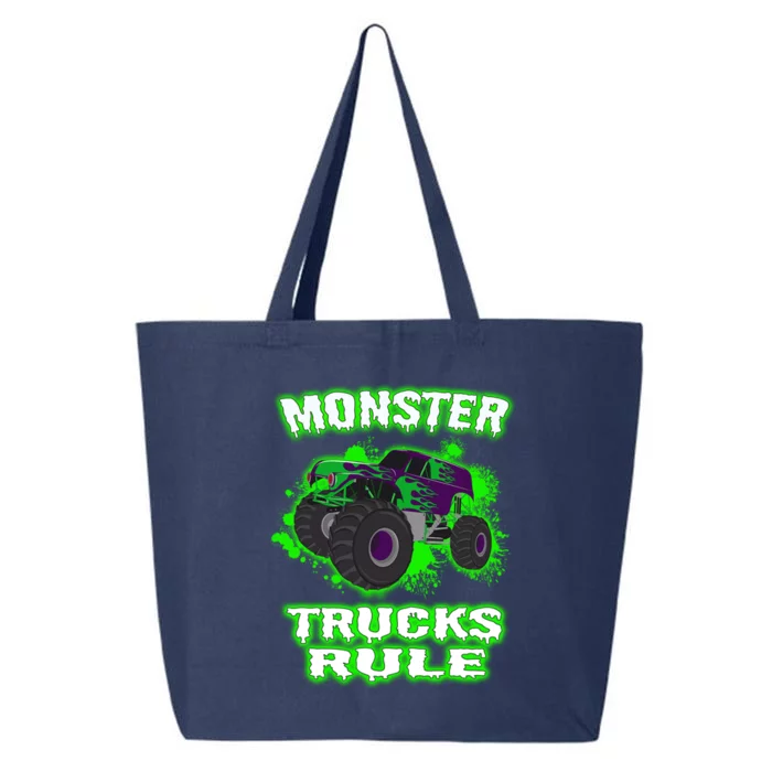 Awesome Monster Trucks Rule 25L Jumbo Tote