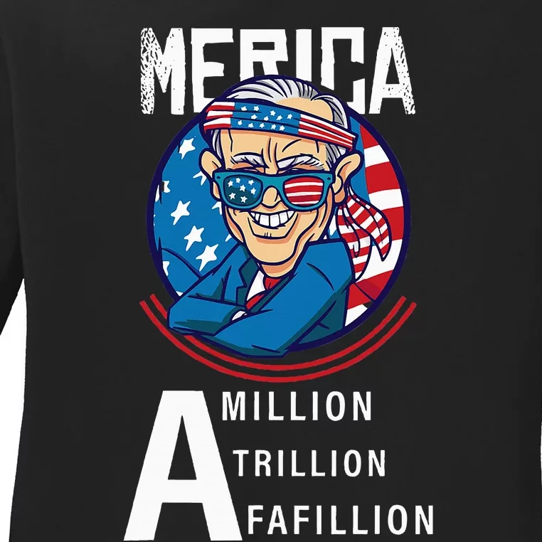 A Million Trillion Fafillion Election 2024 Ladies Long Sleeve Shirt