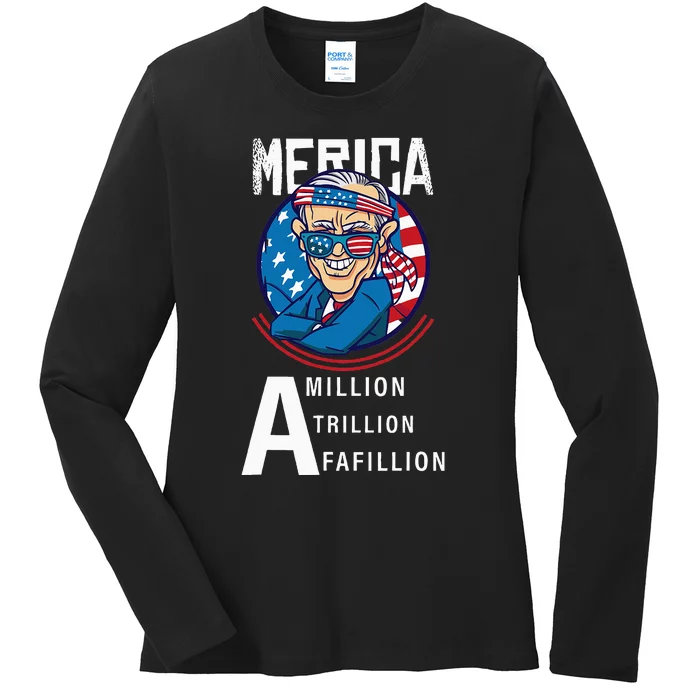 A Million Trillion Fafillion Election 2024 Ladies Long Sleeve Shirt