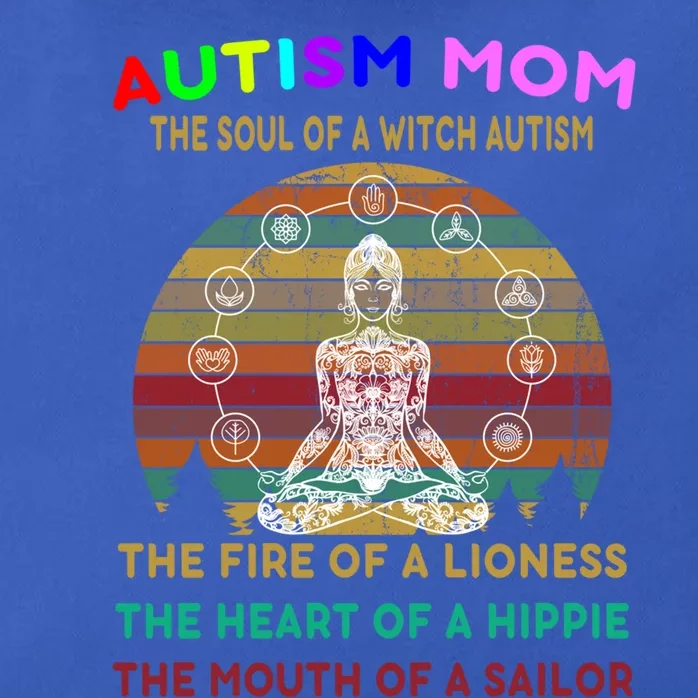 Autism Mom The Soul Of A Witch Autism Awareness Gift Zip Tote Bag