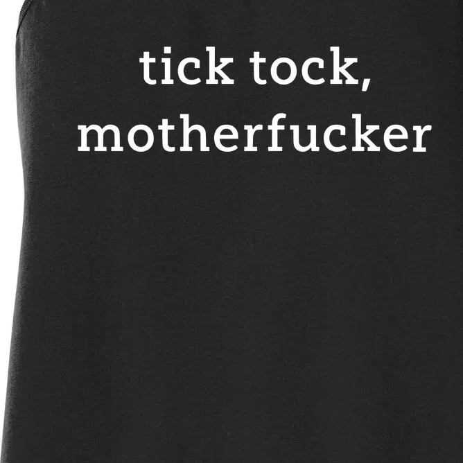 Anna Maltese Tick Tock Motherfucker Women's Racerback Tank