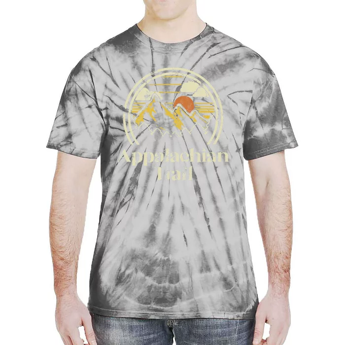 Appalachian Mountains Trail Vintage Hiking Camp Retro Tie-Dye T-Shirt