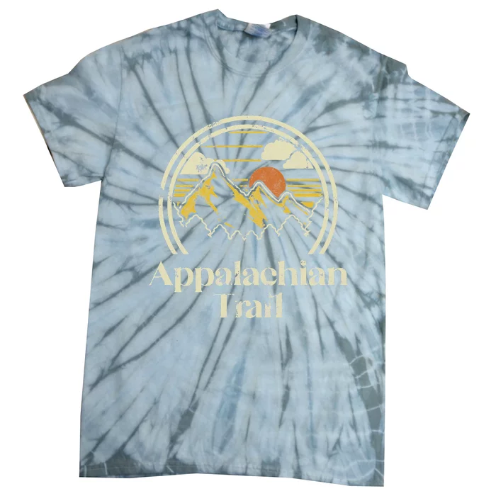 Appalachian Mountains Trail Vintage Hiking Camp Retro Tie-Dye T-Shirt