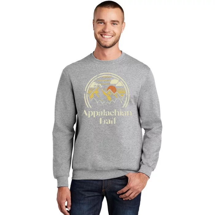 Appalachian Mountains Trail Vintage Hiking Camp Retro Tall Sweatshirt