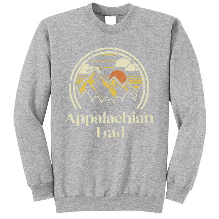 Appalachian Mountains Trail Vintage Hiking Camp Retro Tall Sweatshirt