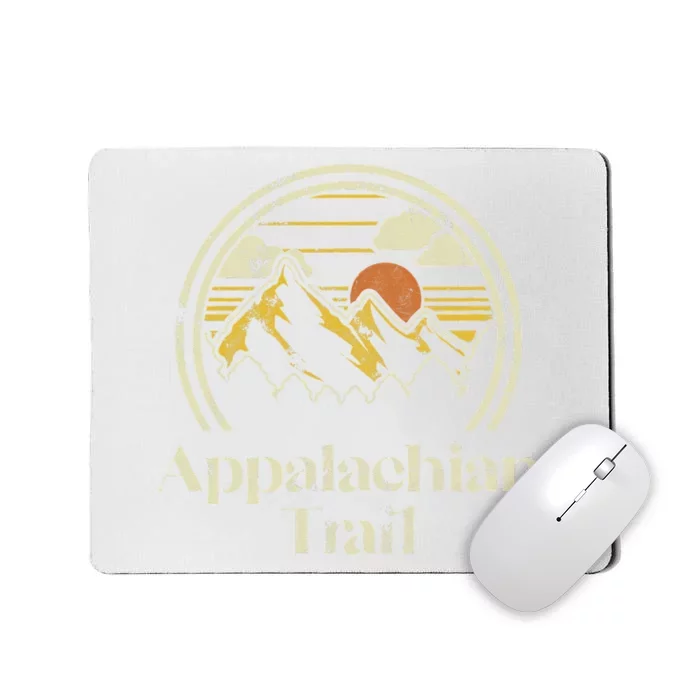 Appalachian Mountains Trail Vintage Hiking Camp Retro Mousepad