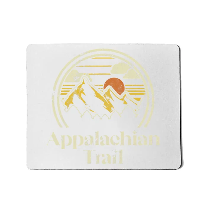 Appalachian Mountains Trail Vintage Hiking Camp Retro Mousepad