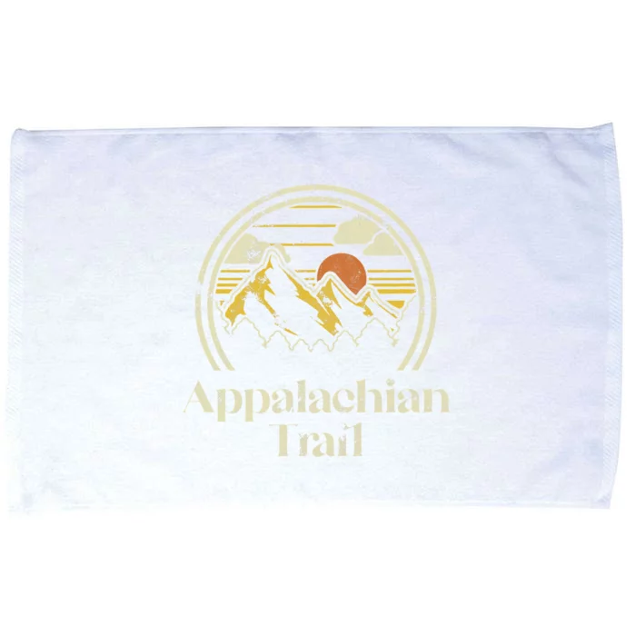 Appalachian Mountains Trail Vintage Hiking Camp Retro Microfiber Hand Towel