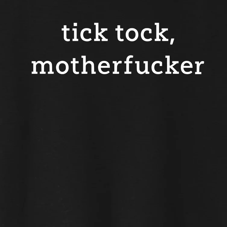 Anna Maltese Tick Tock Motherfucker Women's Crop Top Tee