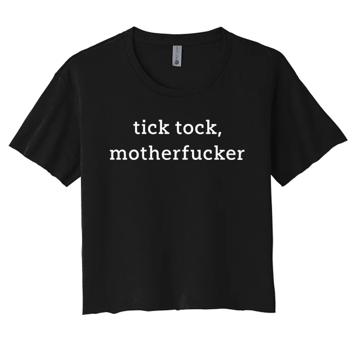 Anna Maltese Tick Tock Motherfucker Women's Crop Top Tee