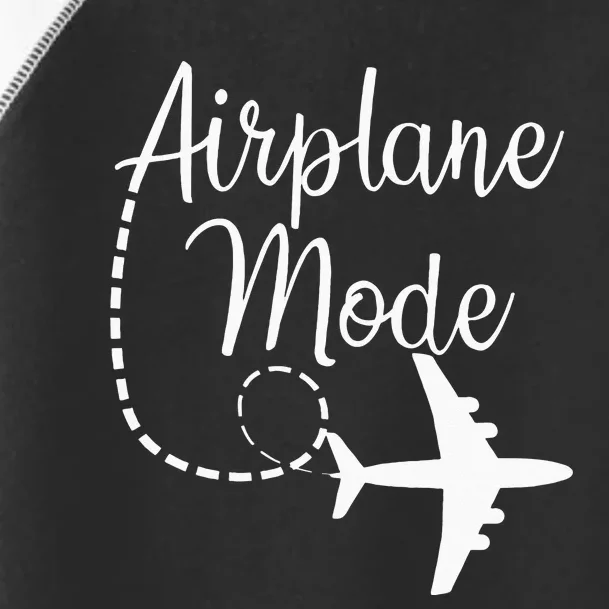 Airplane Mode Traveling Vacation Traveler Adventure Long Sleeve Toddler Fine Jersey T-Shirt