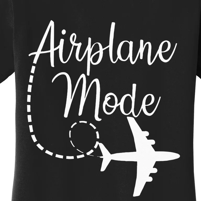 Airplane Mode Traveling Vacation Traveler Adventure Long Sleeve Women's T-Shirt