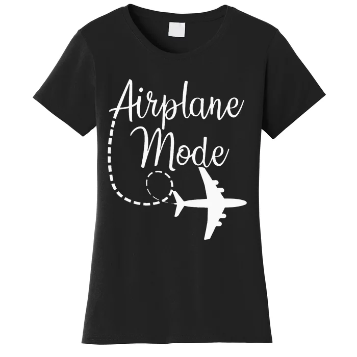 Airplane Mode Traveling Vacation Traveler Adventure Long Sleeve Women's T-Shirt