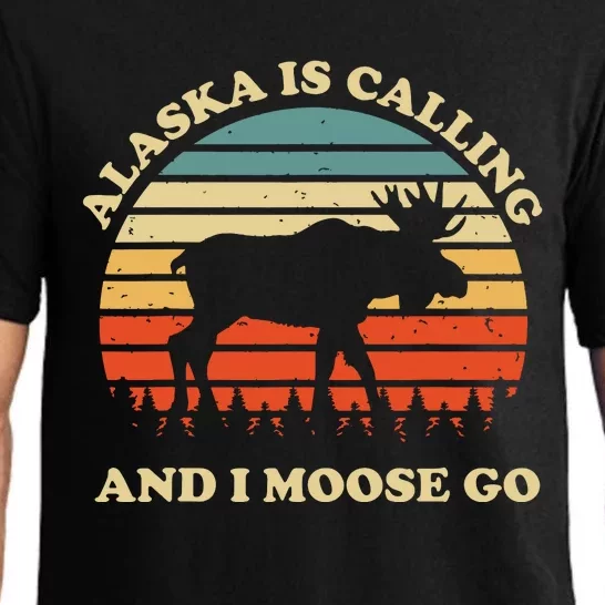 Alaska Moose Tourist Travel Funny Pajama Set