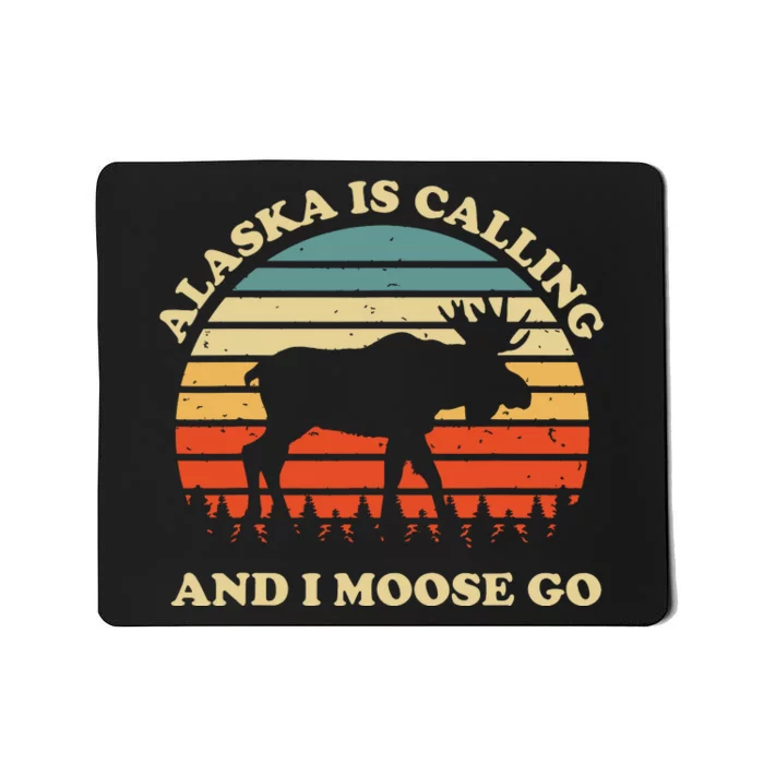 Alaska Moose Tourist Travel Funny Mousepad