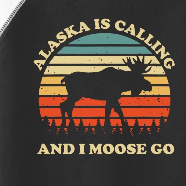 Alaska Moose Tourist Travel Funny Toddler Fine Jersey T-Shirt