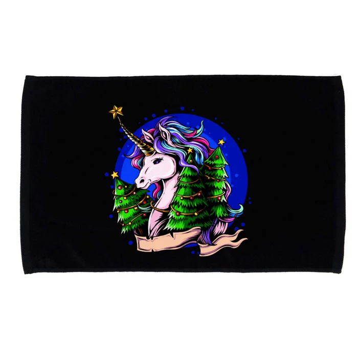 A Magical Unicorn Christmas Microfiber Hand Towel