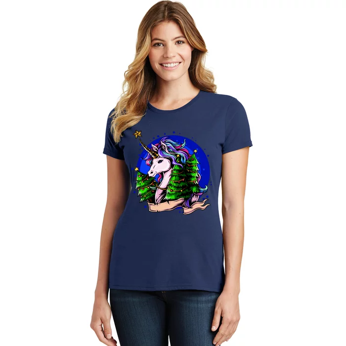 A Magical Unicorn Christmas Women's T-Shirt