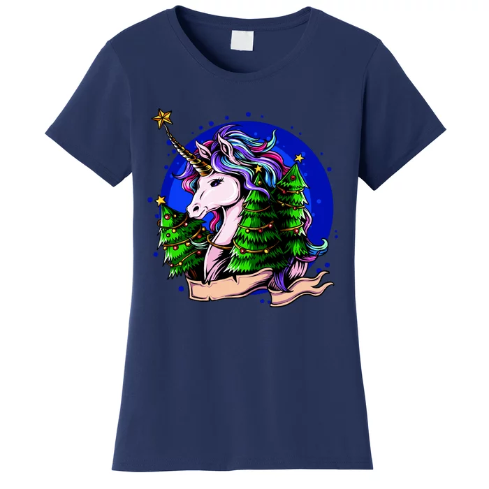 A Magical Unicorn Christmas Women's T-Shirt