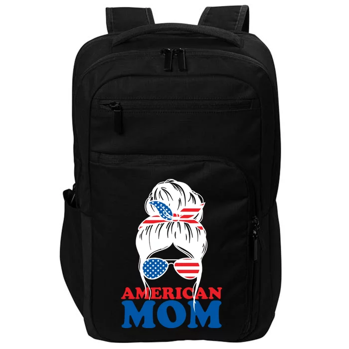 American Mom Usa Hair Bun Impact Tech Backpack