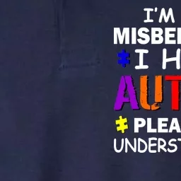 I'm Not Misbehaving I Have Autism Softstyle Adult Sport Polo