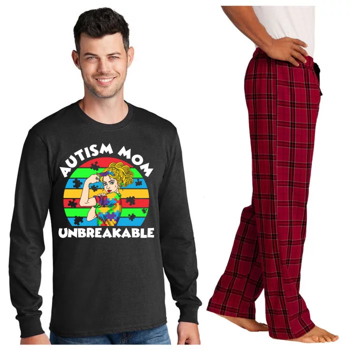 Autism Mom Unbreakable Long Sleeve Pajama Set